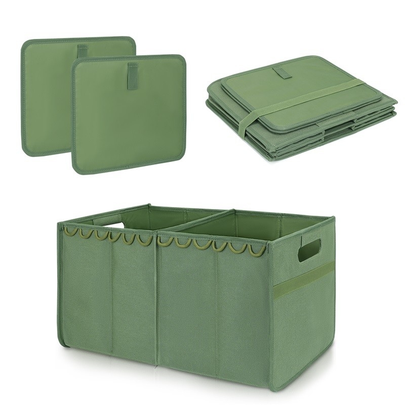 Armazenamento dobrável Tote Luggage Storage For Suv do tronco dois compartimentos 36x4x9 dobráveis”
