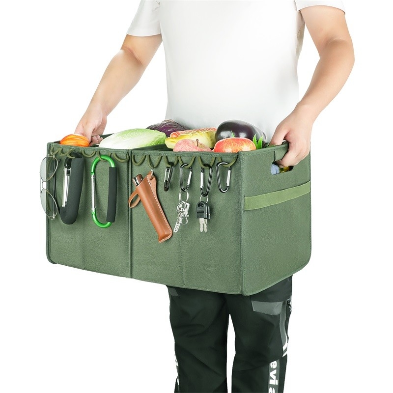 Armazenamento dobrável Tote Luggage Storage For Suv do tronco dois compartimentos 36x4x9 dobráveis”