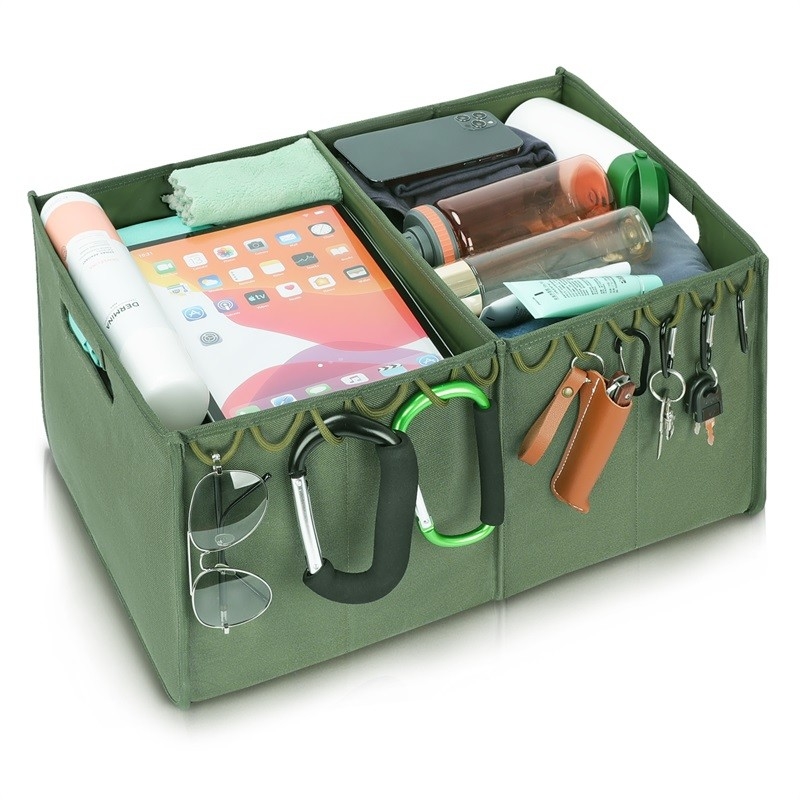 Armazenamento dobrável Tote Luggage Storage For Suv do tronco dois compartimentos 36x4x9 dobráveis”