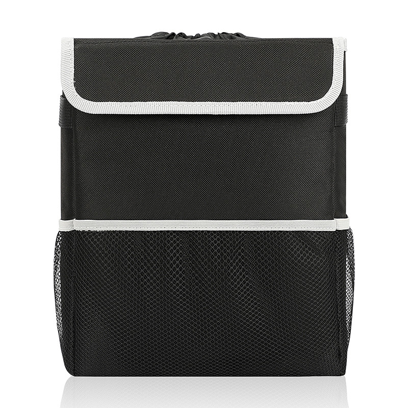 Lixo 8.4x7.4x10.4 da tampa do escaninho de lixo da prova do escape de Bags Black Hanging do organizador do carro do lixo”