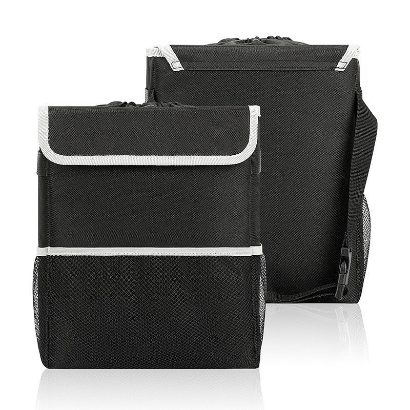 Lixo 8.4x7.4x10.4 da tampa do escaninho de lixo da prova do escape de Bags Black Hanging do organizador do carro do lixo”