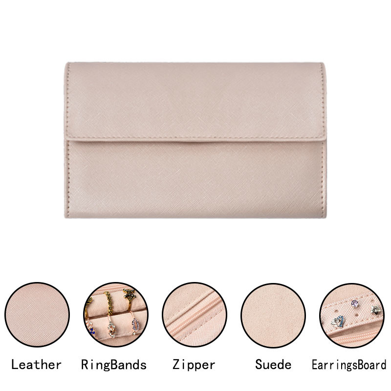 A joia da composição rola acima o organizador Case Small Holder 8x5x1 portátil do saco do curso”