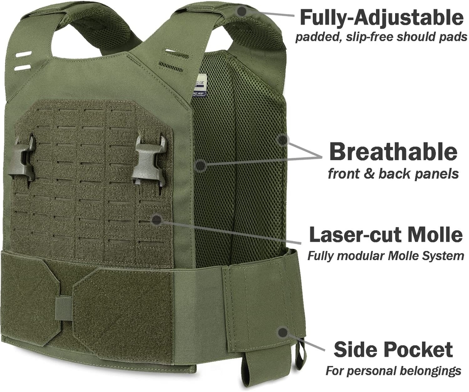 exercício tornado mais pesado 11x14 da veste da força de Brown do chacal de 1000D Cordura treinamento de nylon”