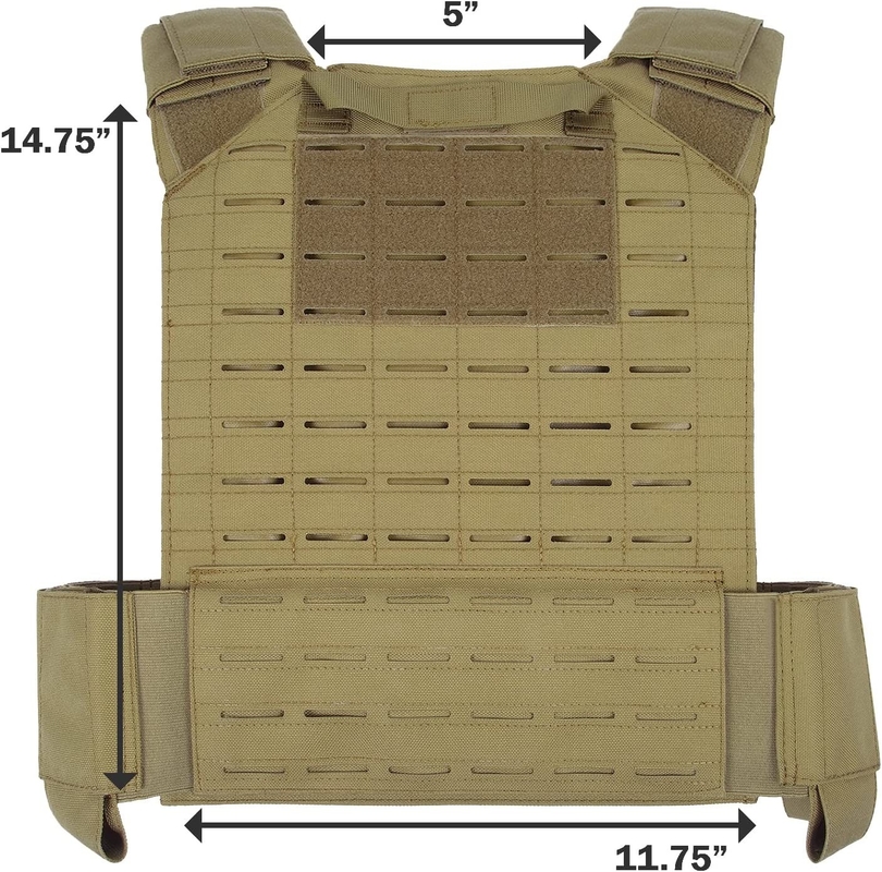 exercício tornado mais pesado 11x14 da veste da força de Brown do chacal de 1000D Cordura treinamento de nylon”