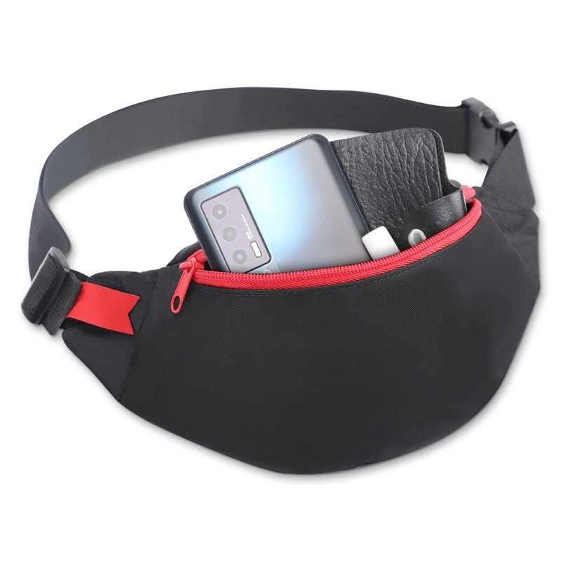 o telefone de nylon do saco do malote da cintura 420d prático para mulheres dos homens ostenta 26X8X12.5”