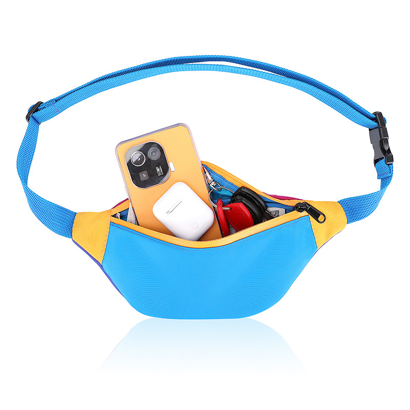 Polegada de nylon de Fanny Pack 420D 11X2.3X4.3 das mulheres do saco da cintura do estilingue da correia