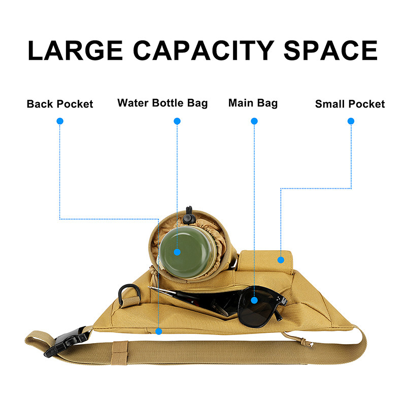 Telefone celular Fanny Pack For Running Messenger pequena 14X6 do saco da cintura do malote do esporte da correia”