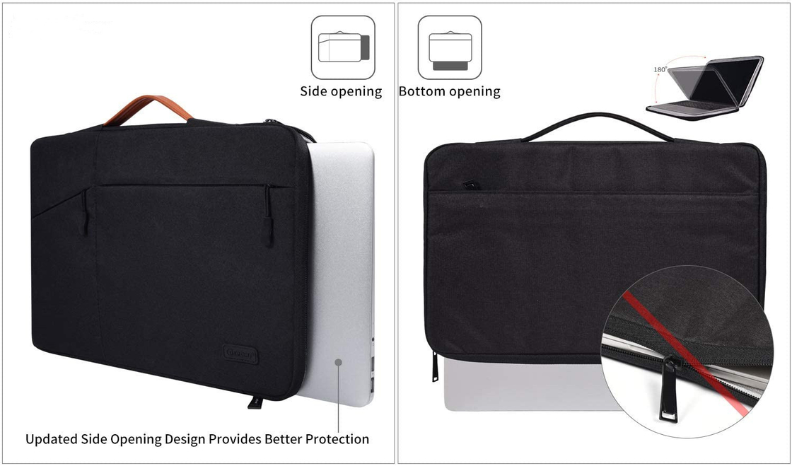 O portátil do negócio da lona da mão ensaca Tote Briefcase 10 polegadas 11,6 polegadas 21 polegadas 22 polegadas