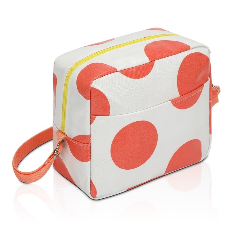 A lona de dobramento Tote Shopping Bag Large bolsas de 3 blocos franze as carteiras 15.5X12.5”