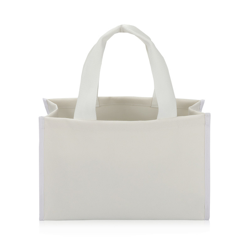 A lona Tote Bag Eco Friendly Shopping ensaca a parte inferior grossa resistente varejo 4x4x10”
