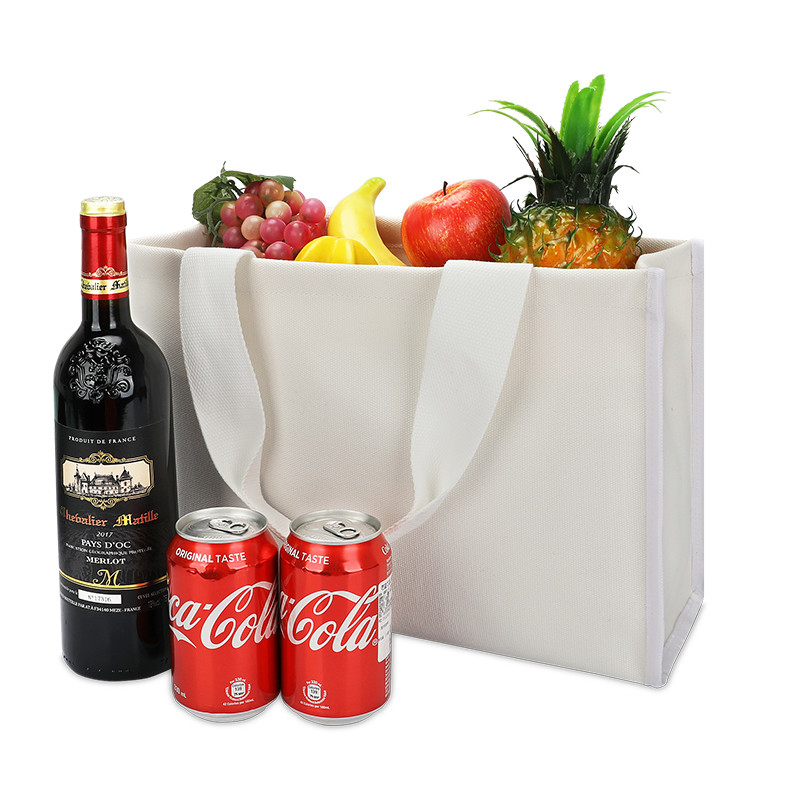 A lona Tote Bag Eco Friendly Shopping ensaca a parte inferior grossa resistente varejo 4x4x10”