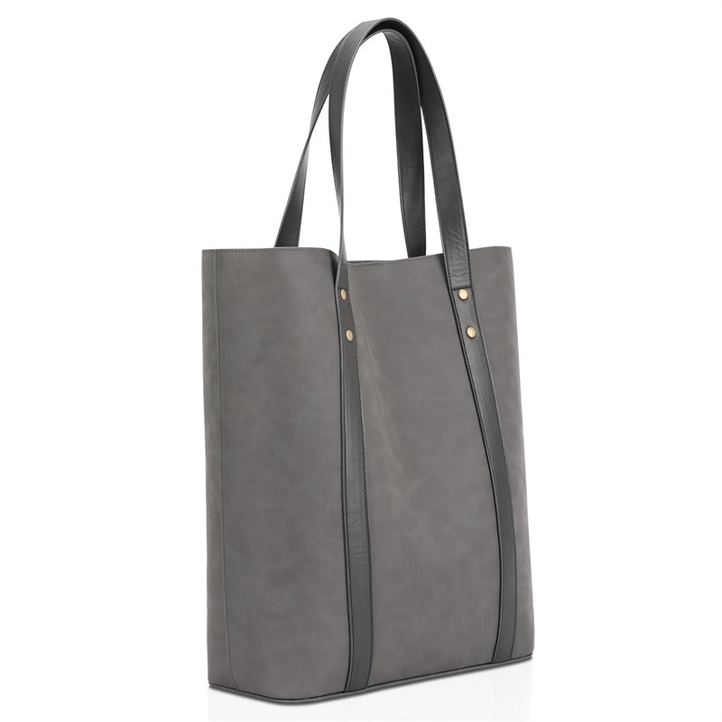 Imprimindo o totalizador feito sob encomenda 13X5X15 do cliente do couro do bolso do zíper dos sacos de compras amigáveis de Eco”