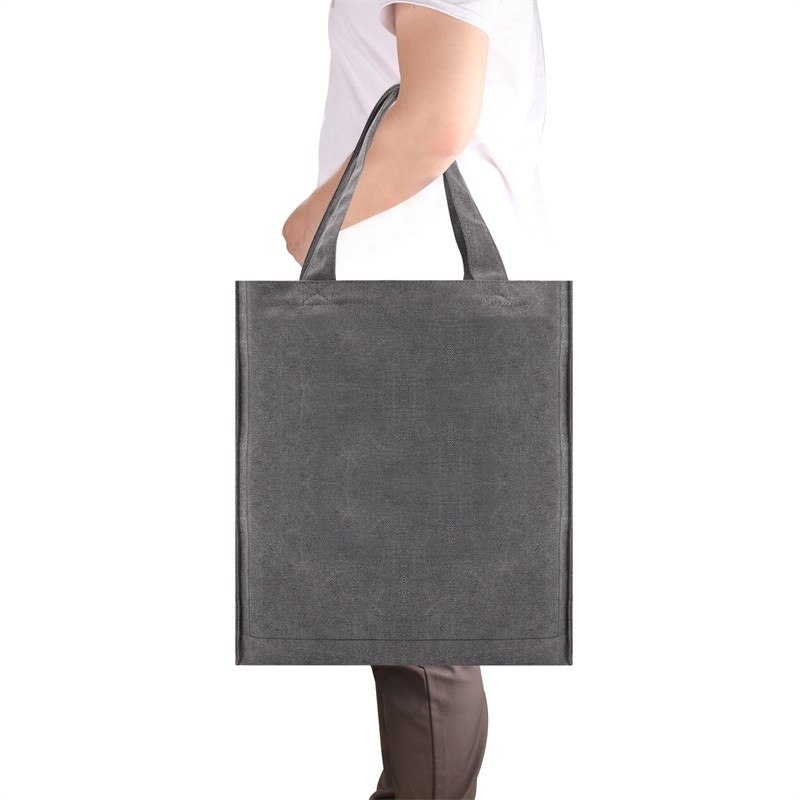 Os sacos de compras amigáveis reusáveis Tote Women ' bolsas de Eco da lona de S franzem 13X3X16”