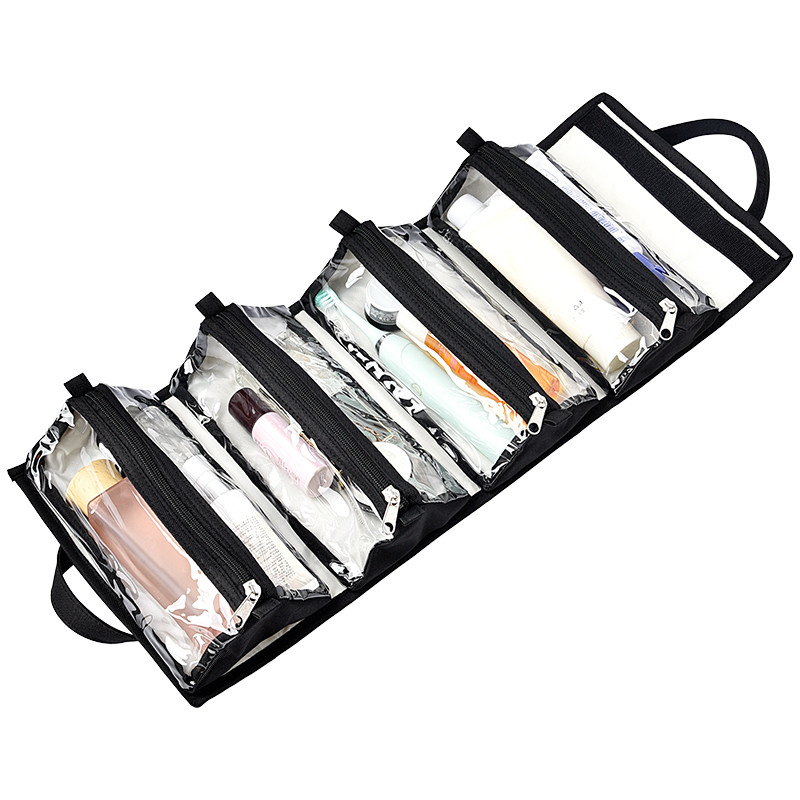 A extra grande do curso que pendura o PVC de Bag Separated do organizador do arti'culo de tocador compõe o malote 9X5”