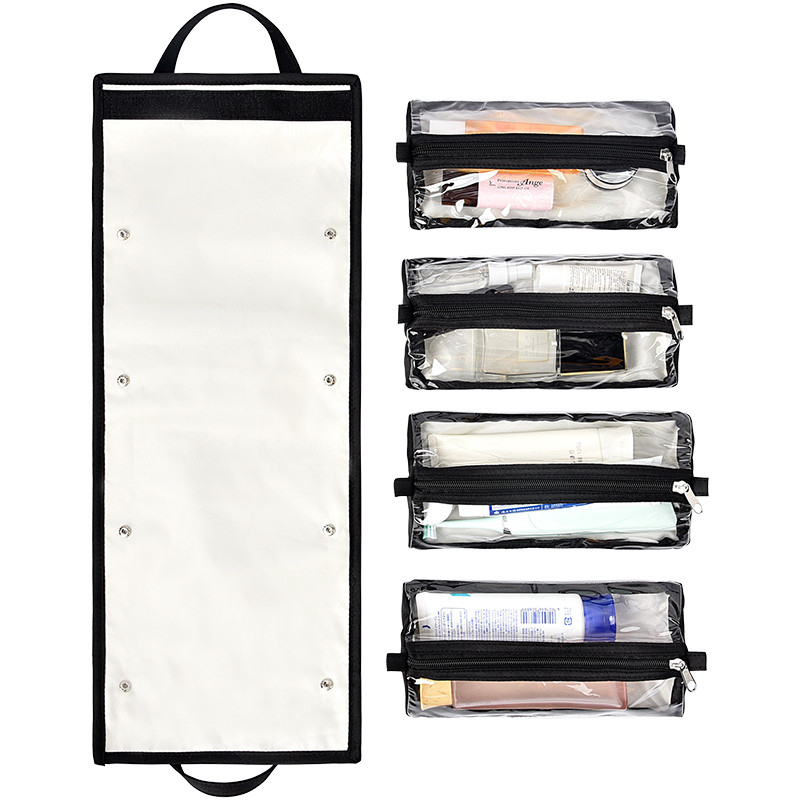 A extra grande do curso que pendura o PVC de Bag Separated do organizador do arti'culo de tocador compõe o malote 9X5”