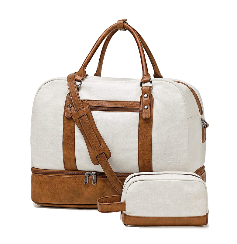O curso à moda do Duffel ensaca com polegada 19.7x9.8x14.6 do arti'culo de tocador 19 do compartimento do portátil”
