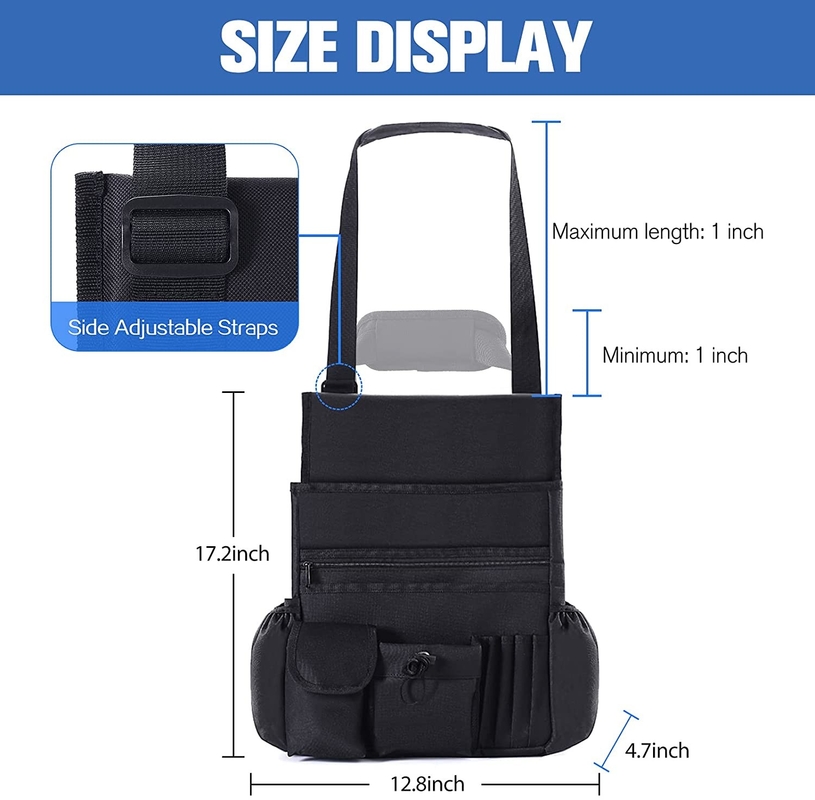 Saco 12.8X4.7X17.2 de Bag Storage Front Backseat With Removable Cooler do organizador do tronco de carro”