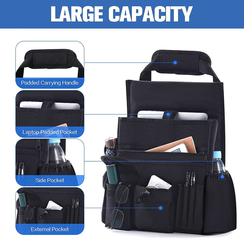 Saco 12.8X4.7X17.2 de Bag Storage Front Backseat With Removable Cooler do organizador do tronco de carro”