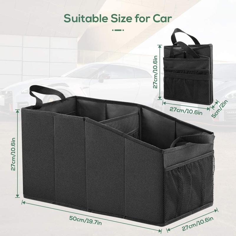 Grande organizador de compra Bags Grocery Foldable Front Back Seat Truck 19X10X10 do carro”