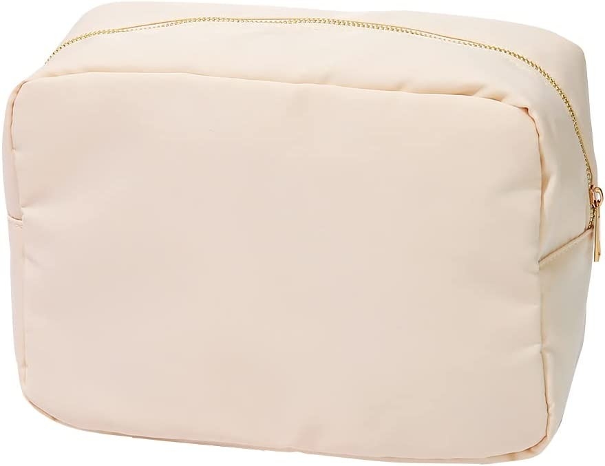 Bolsa de maquiagem super extra grande à prova d'água, bolsa de cosméticos de viagem para mulheres