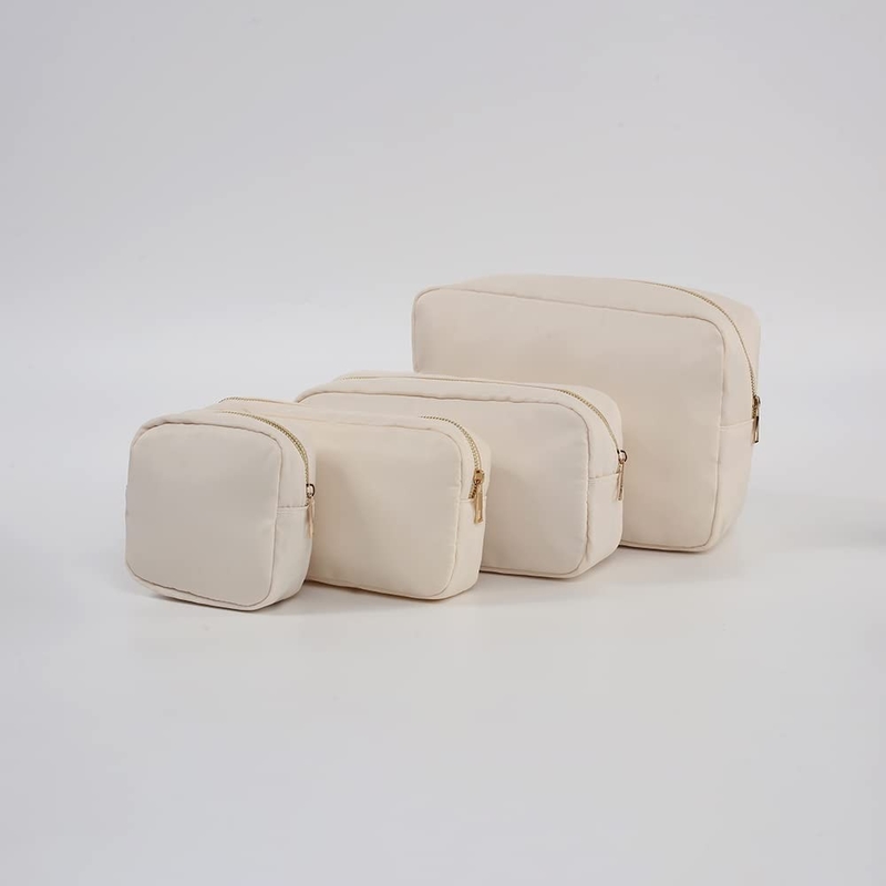 Bolsa de maquiagem super extra grande à prova d'água, bolsa de cosméticos de viagem para mulheres