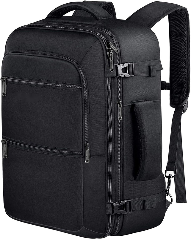 Negro 40L Expandivel Saco de Bagagem de Carregamento de Voo Saco de Viagem de Duffel Aprovado para Exterior