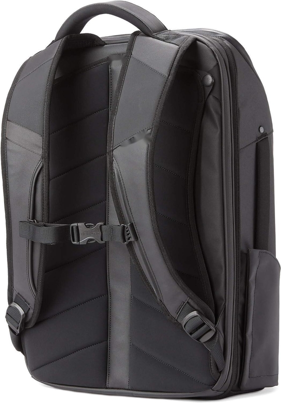 Mochila expansível para viagens ao ar livre para adultos Grande tamanho Preto 20L resistente à água