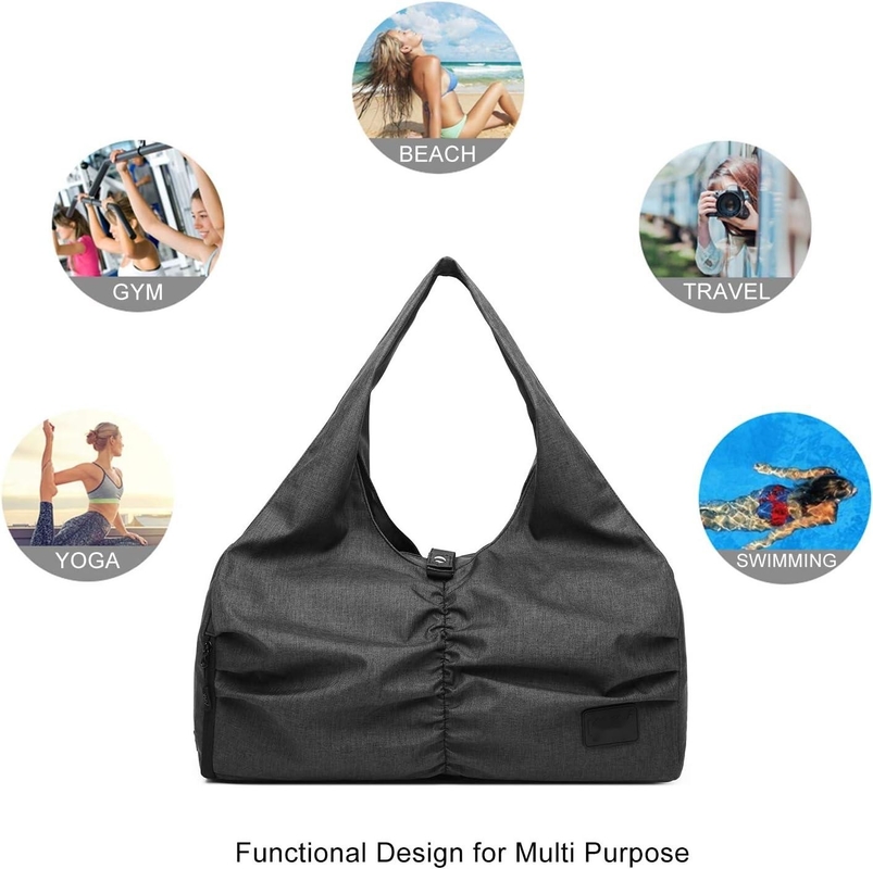 Bolsa de viagem de duffel com bolsos de armazenamento úmido e seco