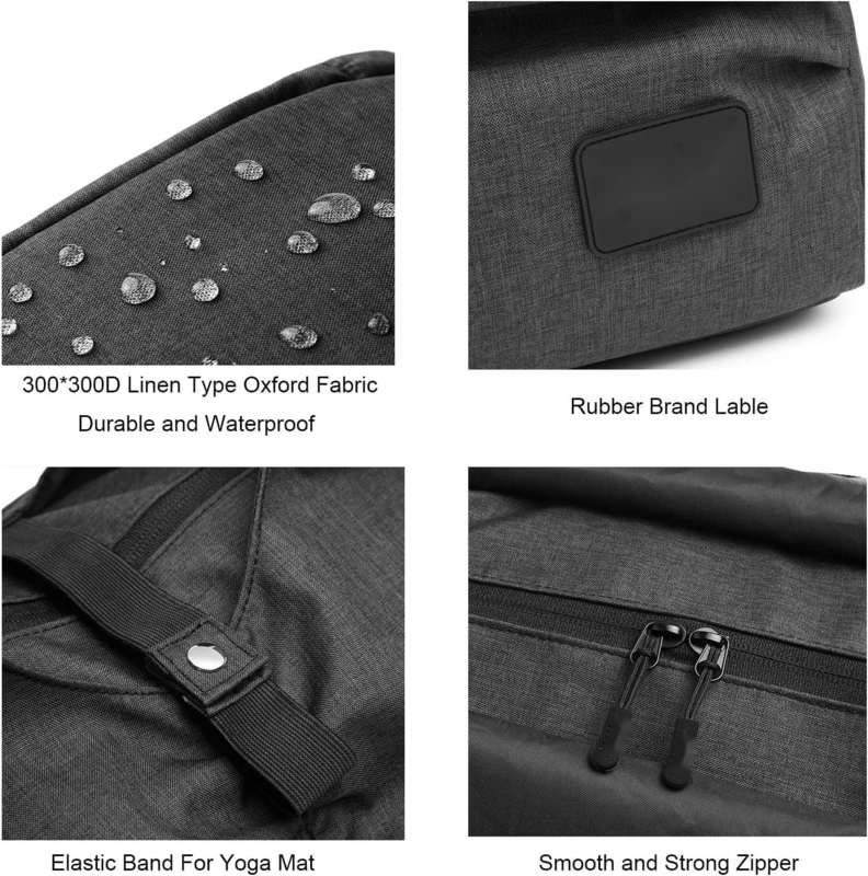 Bolsa de viagem de duffel com bolsos de armazenamento úmido e seco