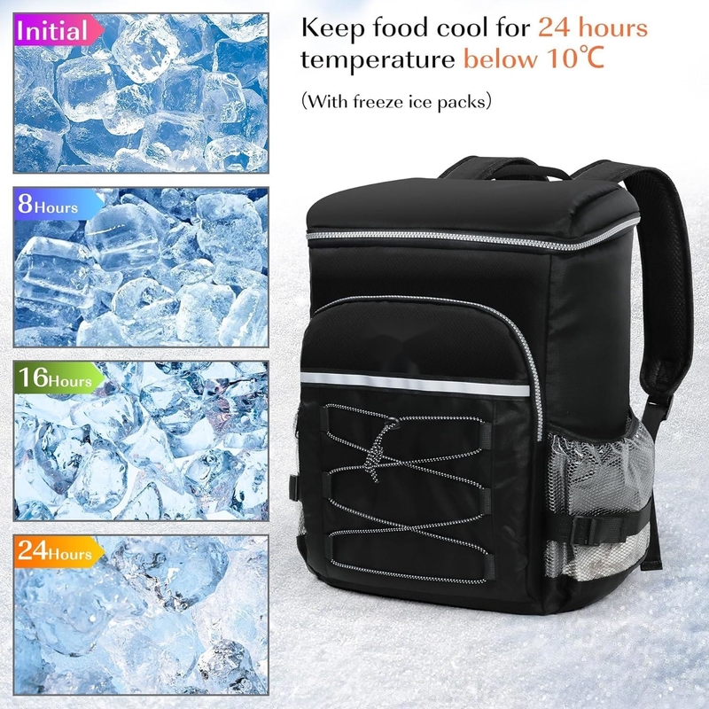 Saco refrigerador portátil isolado leve resistente à água para piquenique acampamento praia caminhadas churrasco