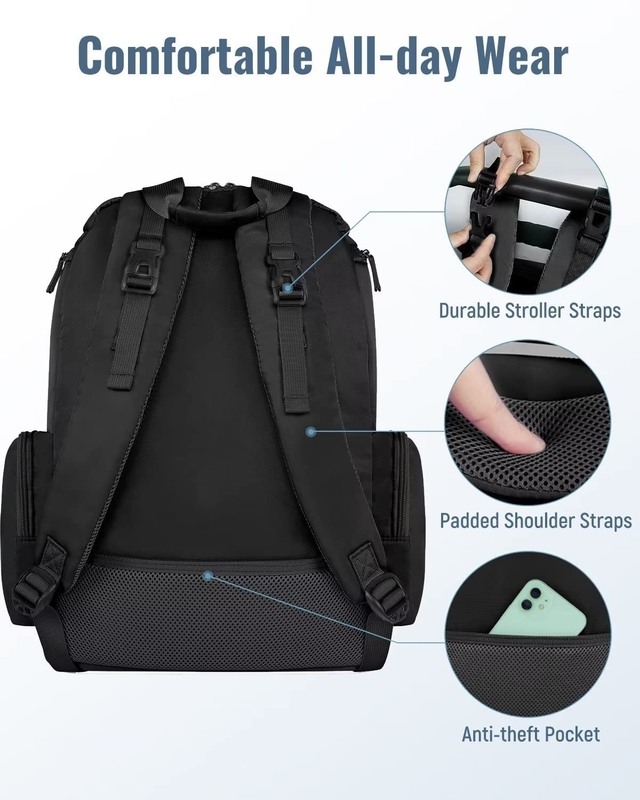 Saco de viagem personalizado com 2 bolsos isolados laterais para homens mulheres