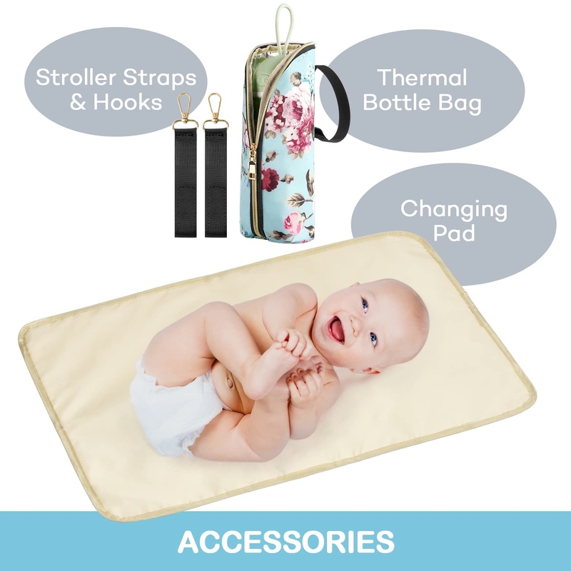Saco de fraldas de viagem personalizado para mamã e papai