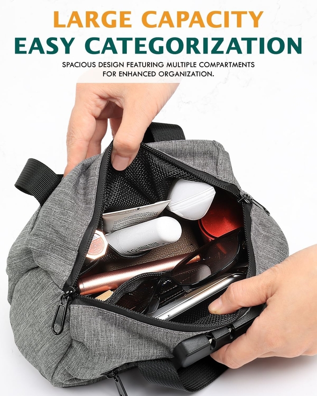 Ótimos presentes recipiente revestido de carbono carvão ativado Boston Custom Travel Proof Bag com fechadura combinada