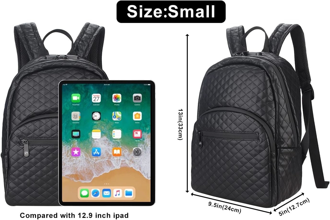 Saco de viagem à prova de cheiro de grande capacidade preto PU impermeável personalizado para homens com fechadura
