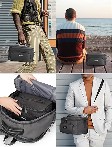 Saco portátil resistente a odores e odores de viagem personalizado de grande capacidade com separadores removíveis