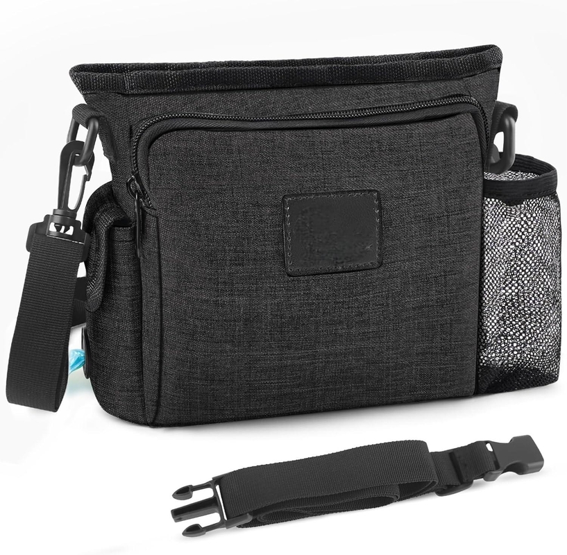 Portable Walking Fanny Pack Construído em Poop Custom com vários bolsos Regulable Shoulder Strap