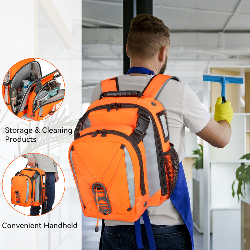 2024 New Design Premium Quality Large Capacity Multifunctional Custom Travel Cleaning Tool Bag