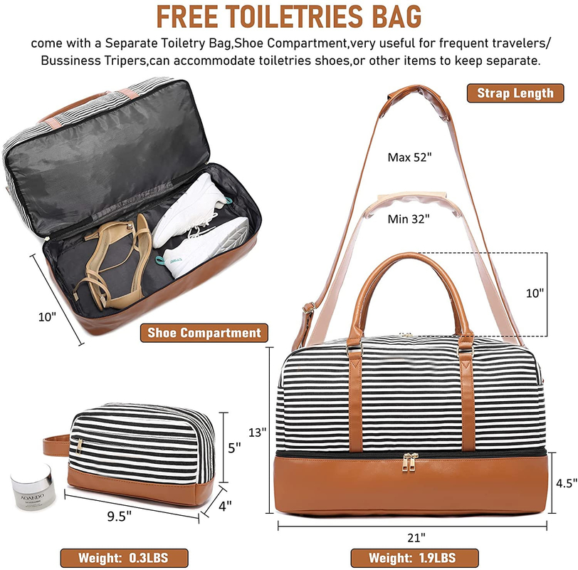 Bagagem Carry On Weekend Tote 16.2x14.5x8 dos sacos de Duffel do curso da lona dos homens”