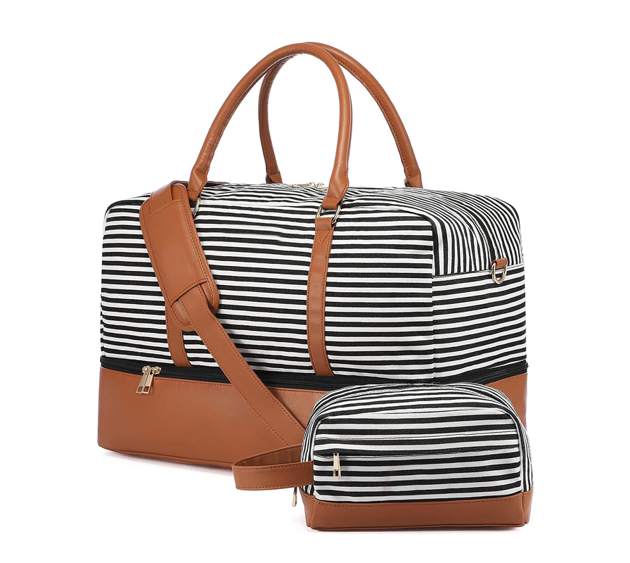 Bagagem Carry On Weekend Tote 16.2x14.5x8 dos sacos de Duffel do curso da lona dos homens”