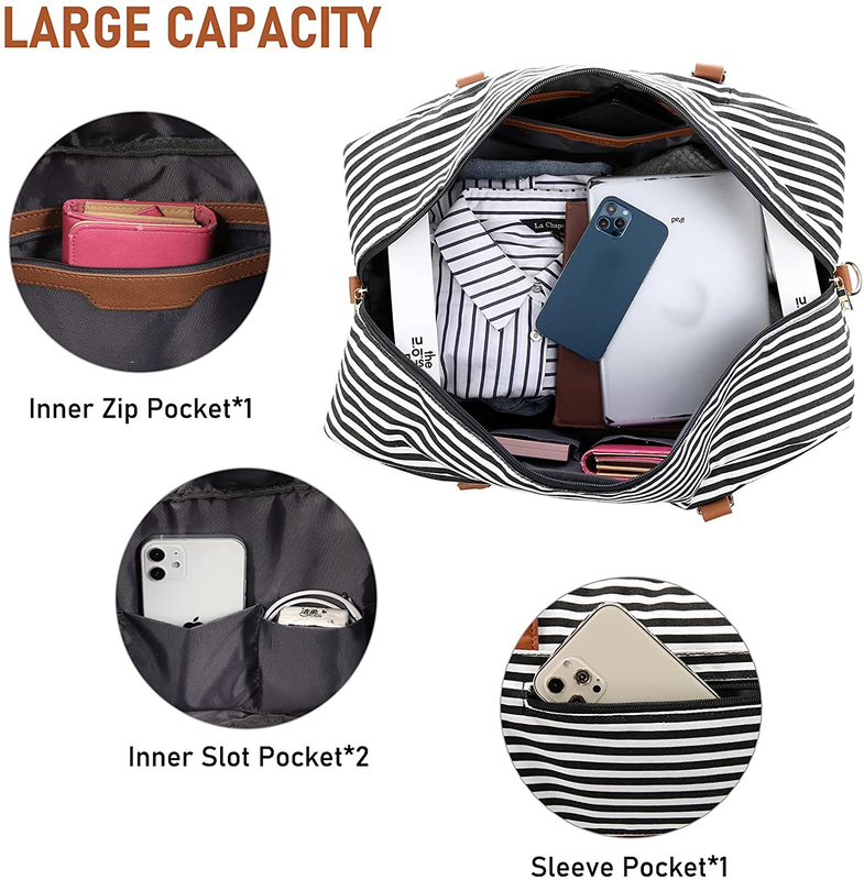 Bagagem Carry On Weekend Tote 16.2x14.5x8 dos sacos de Duffel do curso da lona dos homens”