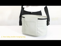 Novo design de bolsa organizadora pendurada de carrinho de bebê